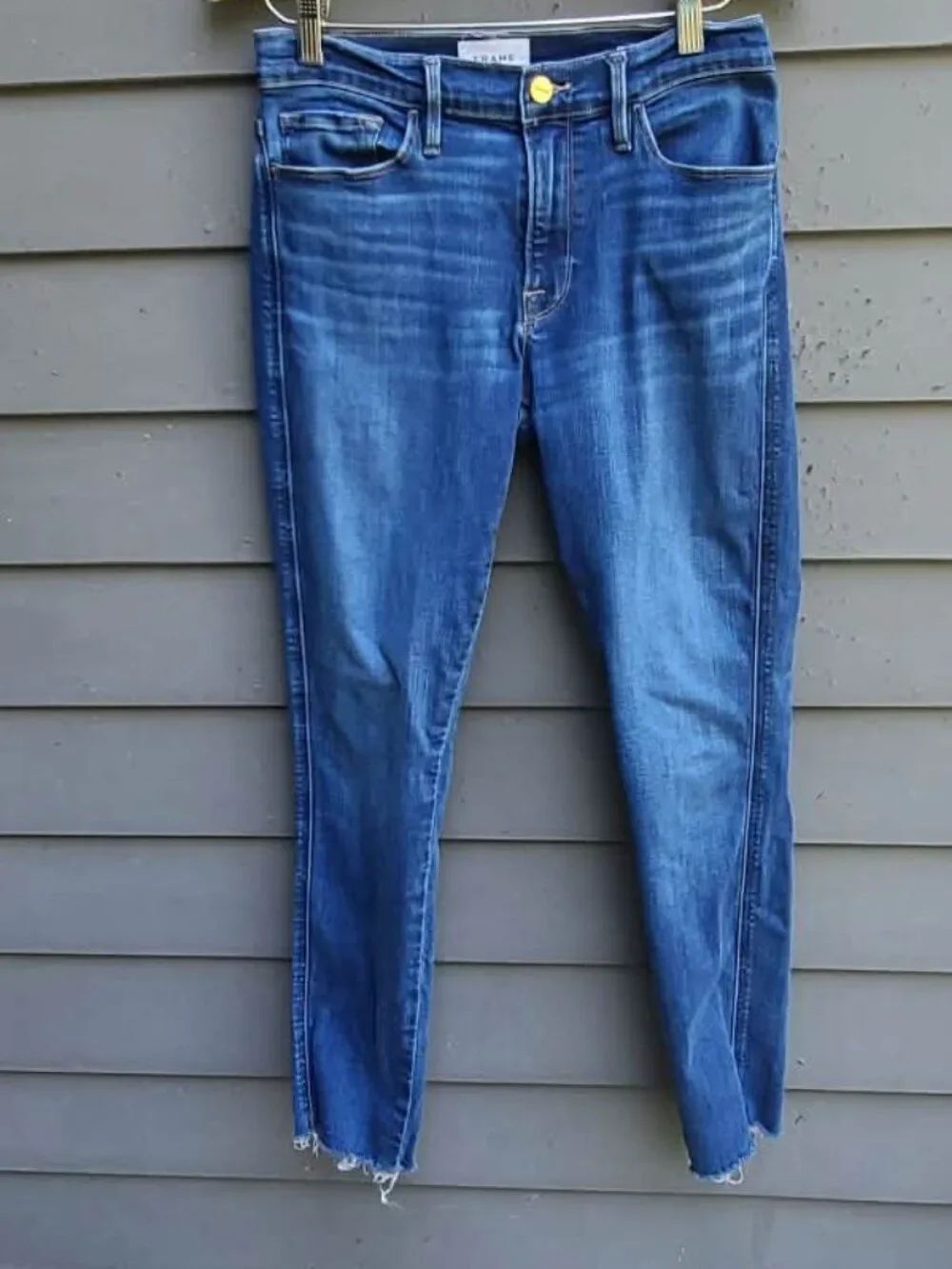 Frame La Skinny De Jeanne Crop Jeans size 30